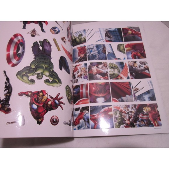 Marvel Avengers Assemble Giant Coloring & Activity Book With Over 500 Stickers - Picture 4 of 8